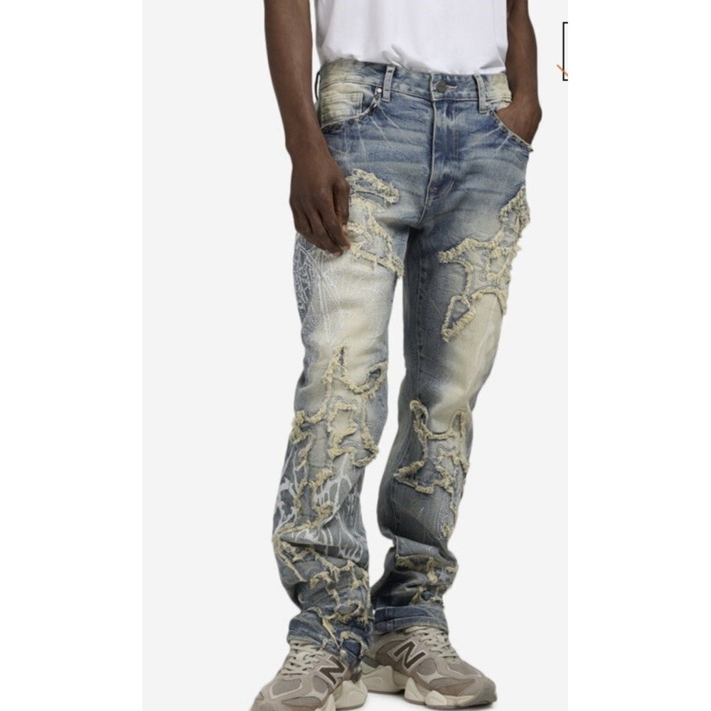 smoke rise jeans Size 32x33(8-b71)